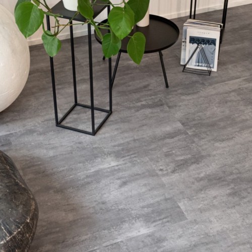 Кварцвиниловый SPC ламинат Vinilam Ceramo Stone Цемент Серый 71616 940×470×6