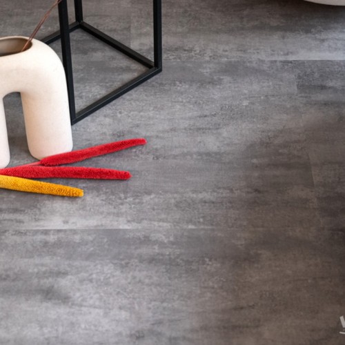 Кварцвиниловый SPC ламинат Vinilam Ceramo Stone Цемент Серый 71616 940×470×6