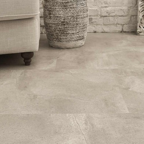 Кварцвиниловая плитка Vinilam клеевая Ceramo Stone Glue Бетонная смесь 61603 950×480×2,5