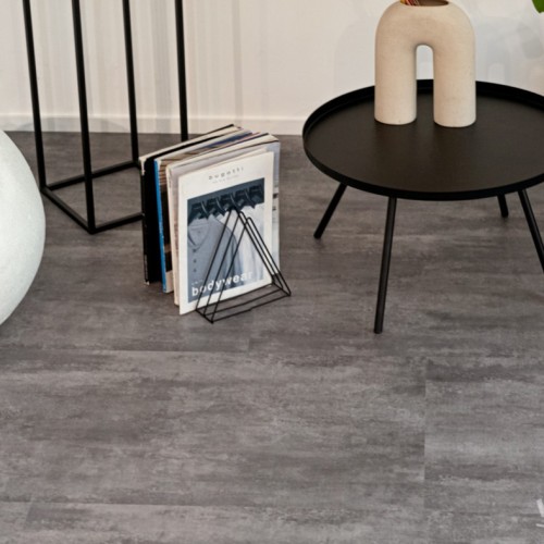 Кварцвиниловая плитка Vinilam клеевая Ceramo Stone Glue Цемент Серый 71616 950×480×2,5