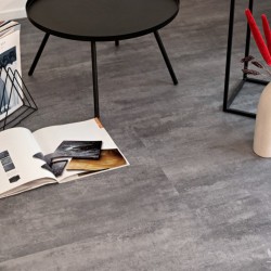 Кварцвиниловая плитка Vinilam клеевая Ceramo Stone Glue Цемент Серый 71616 950×480×2,5