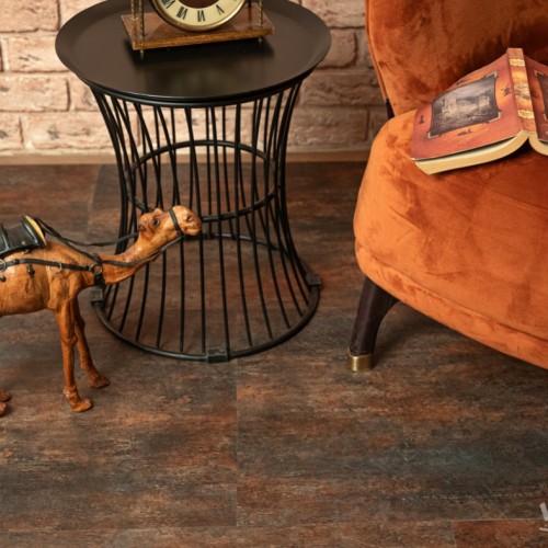 Кварцвиниловая плитка Vinilam клеевая Ceramo Stone Glue Керамическая Сталь 71617 950×475×2,5