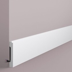 Плинтус под покраску NMC Wallstyl FD1 2000×100×15