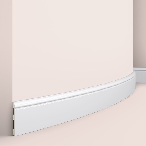 Плинтус полиуретановый под покраску гибкий NMC Wallstyl FL1 2000×80×12 Плинтус полиуретановый под покраску гибкий NMC Wallstyl FL1 2000×80×12