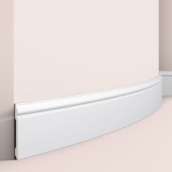 Плинтус полиуретановый под покраску гибкий NMC Wallstyl FL2 Flex 2000×120×15