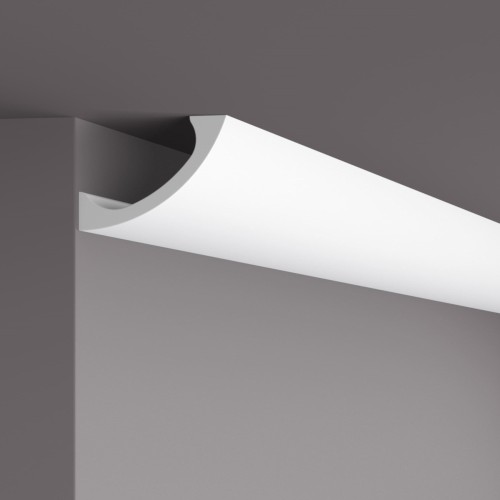 Потолочный плинтус под покраску с подсветкой NMC Wallstyl WT3 2000×110×80