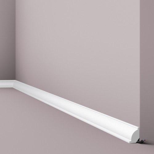 Потолочный плинтус под покраску NMC Wallstyl WT7 2000×22×16