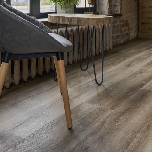 Кварцвиниловая плитка Vinilam клеевая Ceramo XXL Glue Дуб Биль 8895-EIR 1528×233×2,5