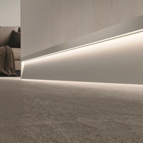 Плинтус алюминиевый теневой Profilpas SKL/2 Metal Light 78598 с подсветкой 2700×63×10 Плинтус алюминиевый теневой Profilpas SKL/2 Metal Light 78598 с подсветкой 2700×63×10