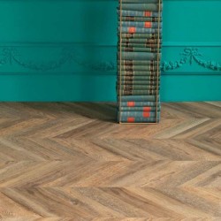 Кварцвиниловый SPC ламинат Vinilam Parquet Chevron Шеврон Нормандия RI153610CL4 французская елка 1293×305×8,5