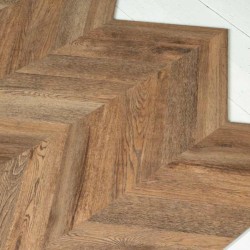 Кварцвиниловый SPC ламинат Vinilam Parquet Chevron Шеврон Нормандия RI153610CL4 французская елка 1293×305×8,5