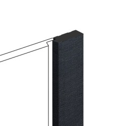 Финишный молдинг Hiwood LF124B BK114K 2700×31×12