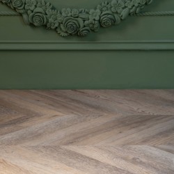Кварцвиниловый SPC ламинат Vinilam Parquet Chevron Шеврон Шампань RI153616CL4 французская елка 1293×305×8,5
