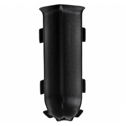 Угол пластиковый внутренний для плинтуса Bonkeel ПЛ80 черный 2 шт/уп