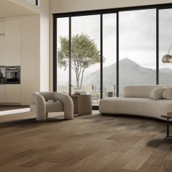 Композитная паркетная доска Quartz Parquet Классик Дуб брауни 413 400-1220×152×7