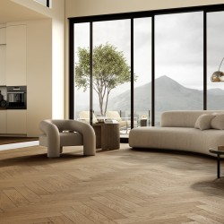 Композитная паркетная доска Quartz Parquet Елка Дуб рустикальный 33-410 венгерская елка 635×127×5