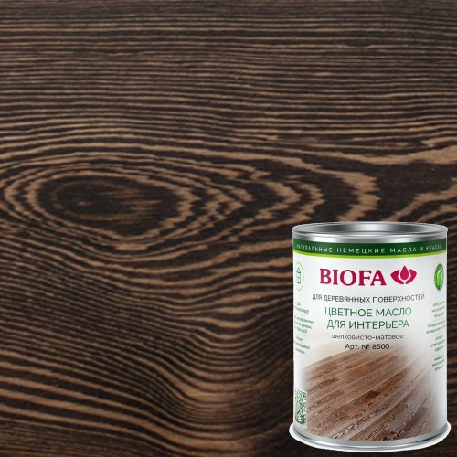 Масло для дерева Biofa 8500 цвет 8544 Бразильский дуб 0,4 л