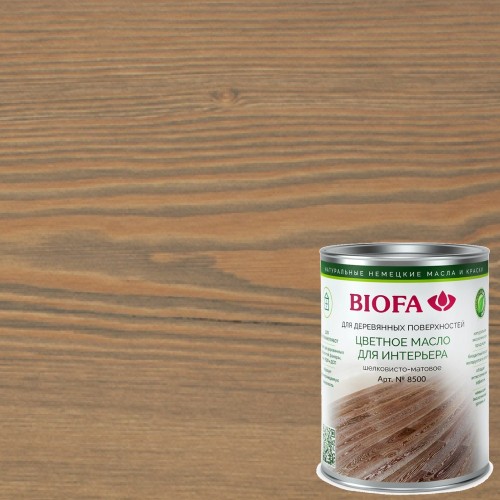 Масло для дерева Biofa 8500 цвет 8536 Капучино 1 л