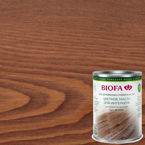 Масло для дерева Biofa 8500 цвет 8537 Махагон 10 л