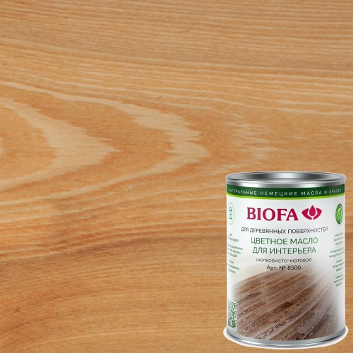 Масло для дерева Biofa 8500 цвет 8531 Сахара 1 л