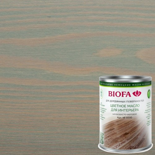 Масло для дерева Biofa 8500 цвет 8535 Сталь 10 л