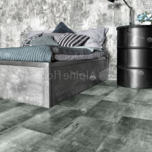Виниловый пол Alpine Floor клеевой Light Stone Корноулл ЕСО 15−1 608×303×2,5 фото в интерьере