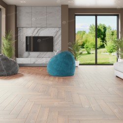 Кварцвиниловая плитка Alpine Floor клеевая Parquet LVT Дуб Royal ECO 16-2 венгерская елка 590×118×2,5
