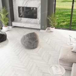 Кварцвиниловая плитка Alpine Floor клеевая Parquet LVT Дуб Арктик ECO 16-4 венгерская елка 590×118×2,5