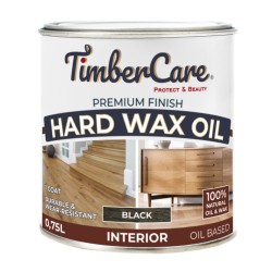 Масло с твердым воском TimberCare Hard Wax Oil цвет Черный 350064 полуматовое 0,75 л