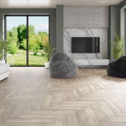Кварцвиниловая плитка Alpine Floor клеевая Parquet LVT Дуб Натуральный отбеленный ECO 16-5 венгерская елка 590×118×2,5