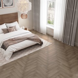 Кварцвиниловая плитка Alpine Floor клеевая Parquet LVT Дуб Насыщенный ECO 16-7 венгерская елка 590×118×2,5
