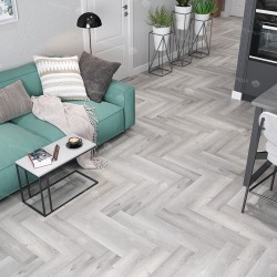 Кварцвиниловая плитка Alpine Floor клеевая Parquet LVT Дуб Лейтена ECO 16-18 венгерская елка 590×118×2,5