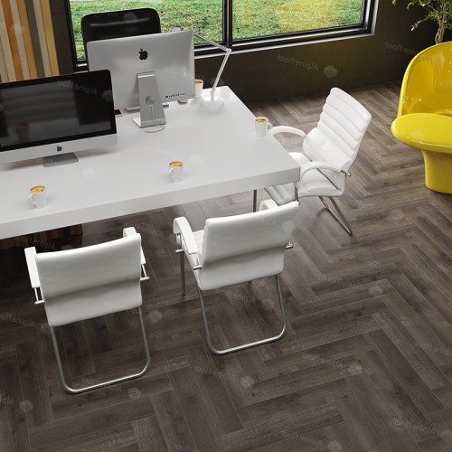 Кварцвиниловая плитка Alpine Floor клеевая Parquet LVT Дуб Антарес ECO 16-19 венгерская елка 590×118×2,5