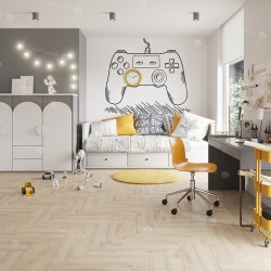 Кварцвиниловая плитка Alpine Floor клеевая Parquet LVT Дуб Медия ECO 16-20 венгерская елка 590×118×2,5