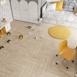 Кварцвиниловая плитка Alpine Floor клеевая Parquet LVT Дуб Медия ECO 16-20 венгерская елка 590×118×2,5