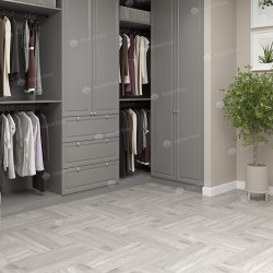 Кварцвиниловая плитка Alpine Floor клеевая Parquet LVT Дуб Полис ECO 16-21 венгерская елка 590×118×2,5