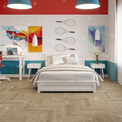 Кварцвиниловый SPC ламинат Alpine Floor Chevron Alpine Дуб Ваниль Селект ECO 18-2 французская елка 600×127×5