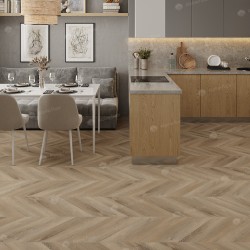 Кварцвиниловый SPC ламинат Alpine Floor Chevron Alpine Дуб Синистра ECO 18-6 французская елка 600×127×5