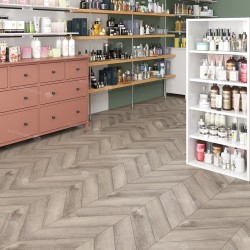 Кварцвиниловый SPC ламинат Alpine Floor Chevron Alpine Дуб Исида ECO 18-8 французская елка 600×127×5