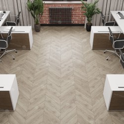 Кварцвиниловый SPC ламинат Alpine Floor Chevron Alpine Карите ECO 18-11 французская елка 600×127×5