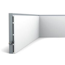 Плинтус под покраску Orac Decor Fundamentals SX207 Square 2000×250×13