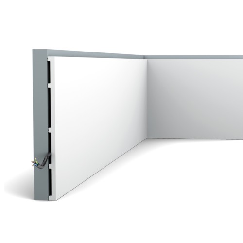 Плинтус под покраску Orac Decor Fundamentals SX207 Square 2000×250×13