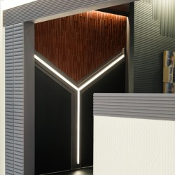 Стеновая панель под покраску Orac Decor WX204 Ripple 2000×250×16