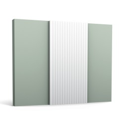 Стеновая панель под покраску Orac Decor WX204-2600 Ripple 2600×250×16