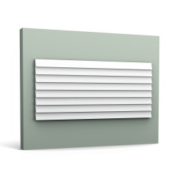 Стеновая панель под покраску Orac Decor WX204-2600 Ripple 2600×250×16