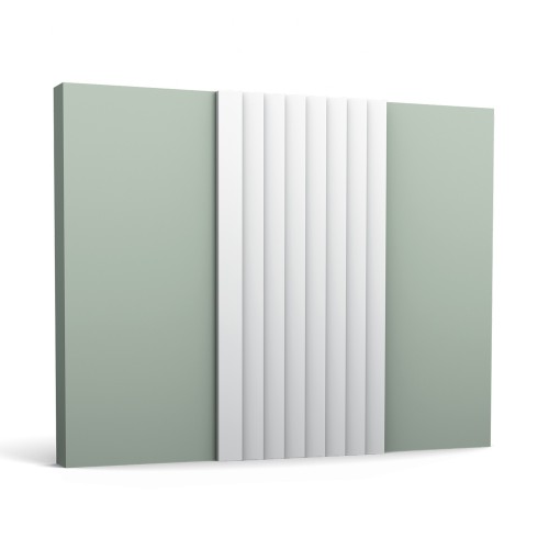 Стеновая панель под покраску Orac Decor WX204 Ripple 2000×250×16