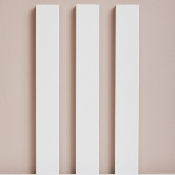 Рейка декоративная Ликорн светло-серая 2800×40×16