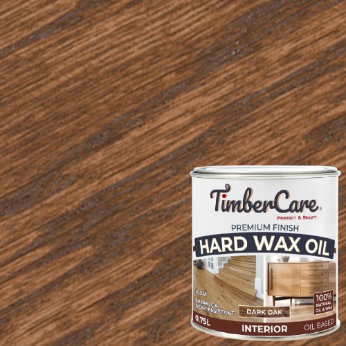 Масло с твердым воском TimberCare Hard Wax Oil цвет Темный дуб 350068 полуматовое 0,75 л