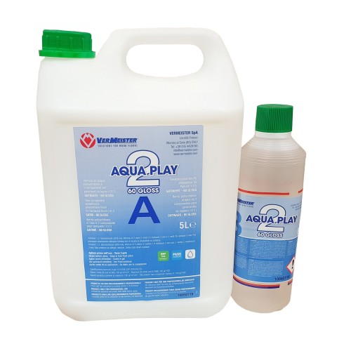 Лак для паркета Vermeister Aqua Play полуглянцевый на водной основе 2К 5,5 л Лак для паркета Vermeister Aqua Play полуглянцевый на водной основе 2К 5,5 л