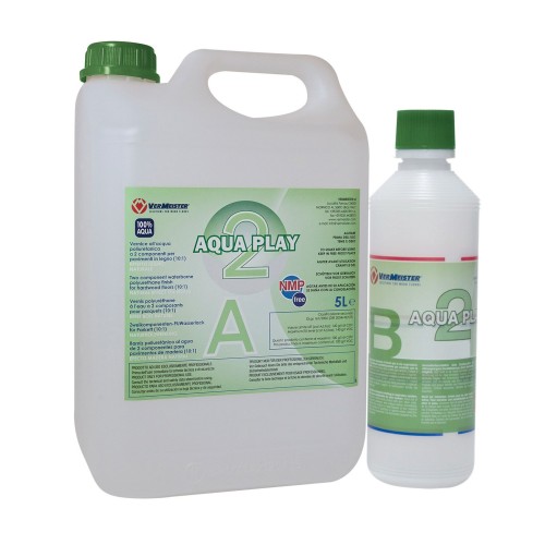 Лак для паркета Vermeister Aqua Play полуматовый на водной основе 2К 5,5 л Лак для паркета Vermeister Aqua Play полуматовый на водной основе 2К 5,5 л